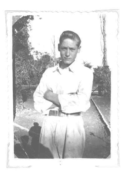 Aaron Saul Brown 1939, fourteen years old