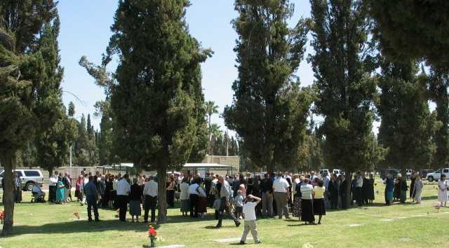 City of Mesa Cemetery April 15, 2005 Elena's Gravesode Ceremony