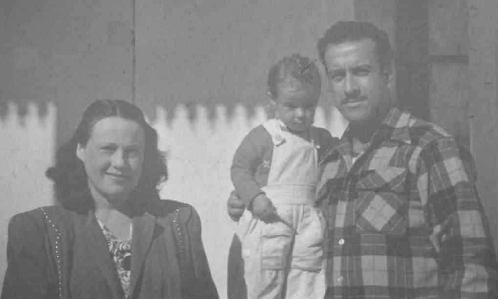 Bertha Brown Navas, Ana Lucia Navas, and Everardo Navas c.1948