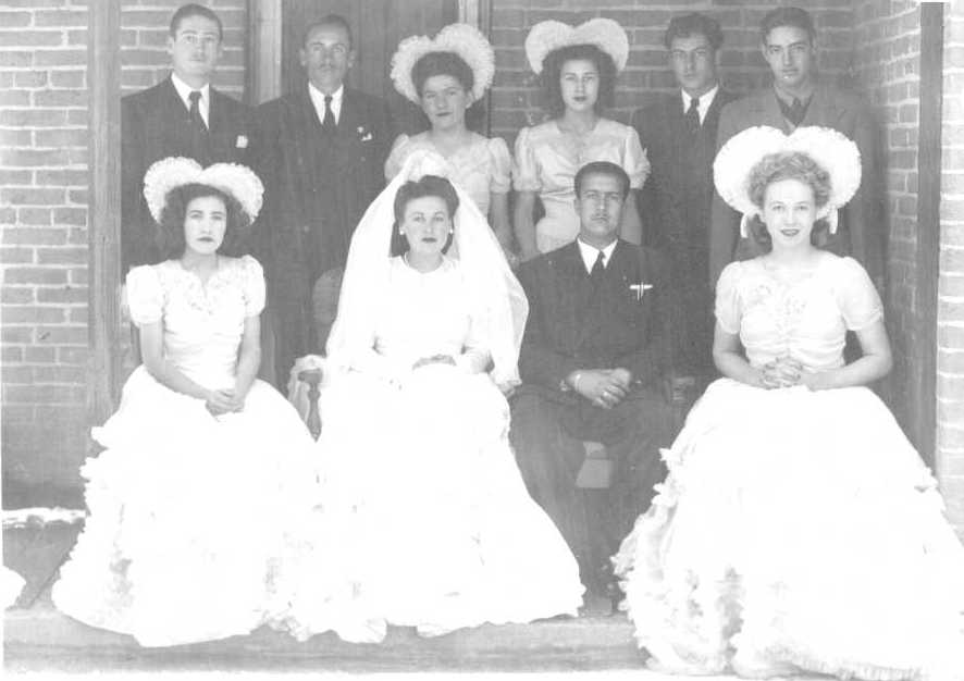 Wedding group for Emma's sister-in-law's wedding