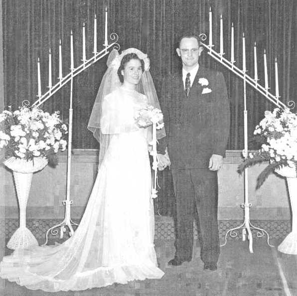 Corene Hawsey weds Robert T. Archer on January 10, 1954 in Kerman, Fresno, CA