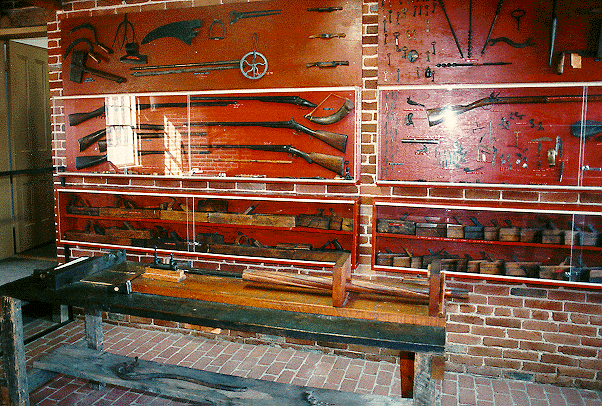 Johnathan Brownng's Gunshop in Nauvoo, Ill.