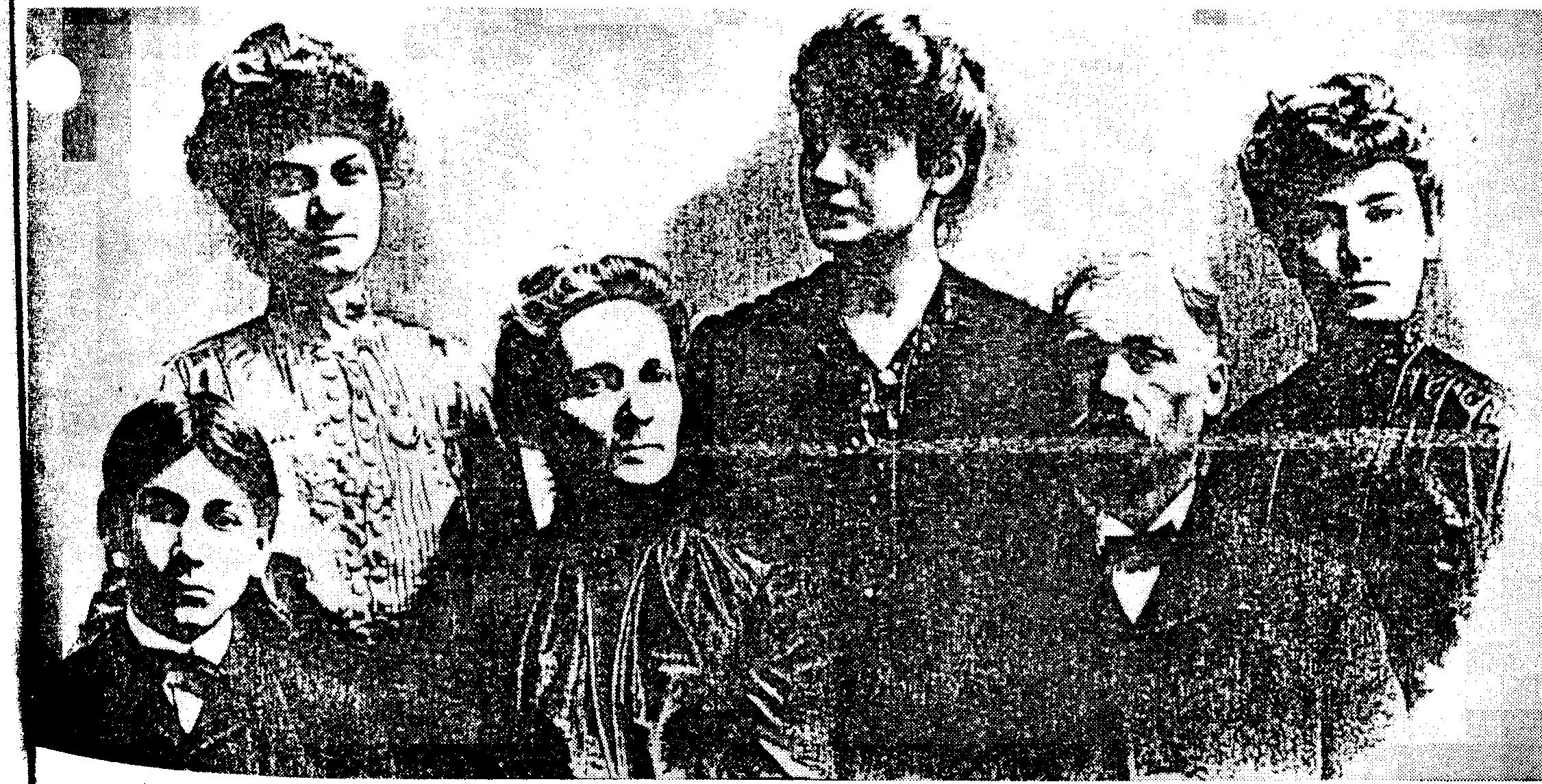 Charles David Brown and Sarah Ellen Dixon Brown with children