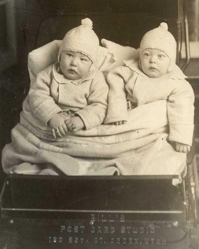 If Harold J. Moran and Harry F. Moran are fraternal twins, this may be them