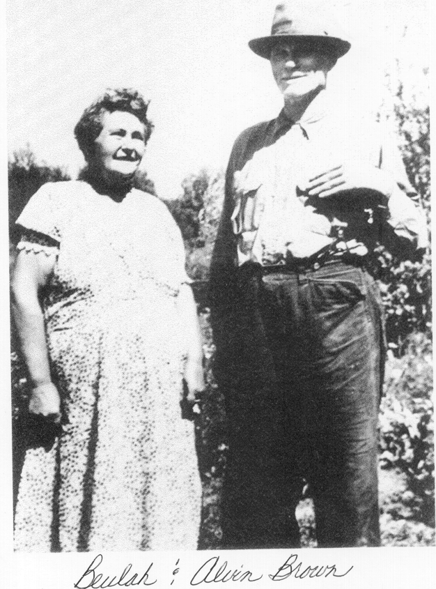 Beulah May Matteson Brown and Alvin Brown c.1910