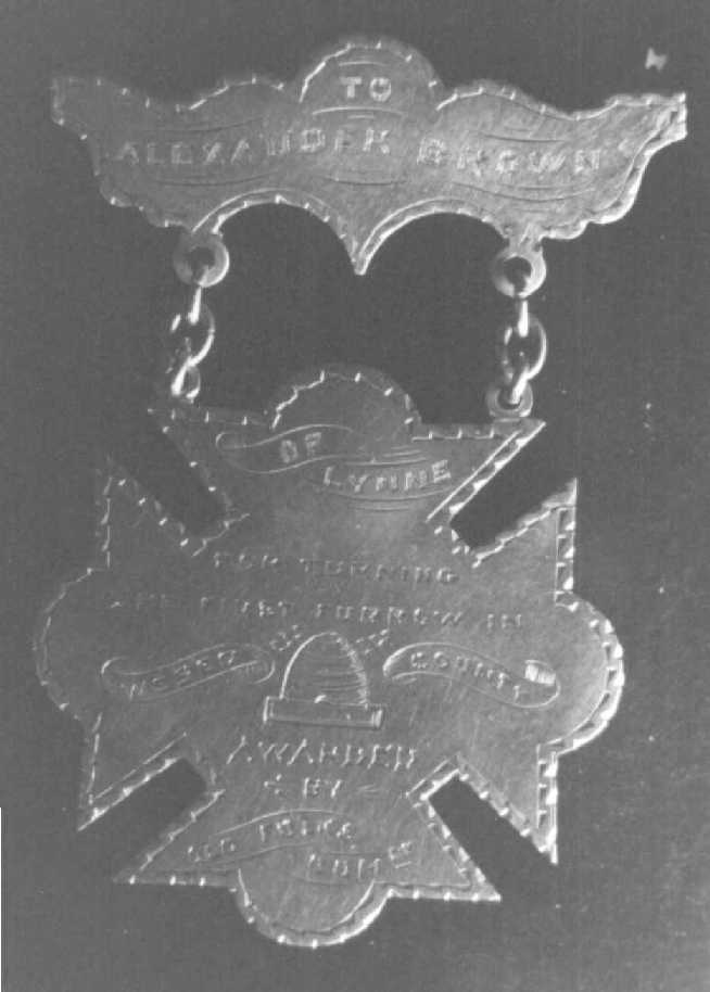 Alexander Brown's gold medal