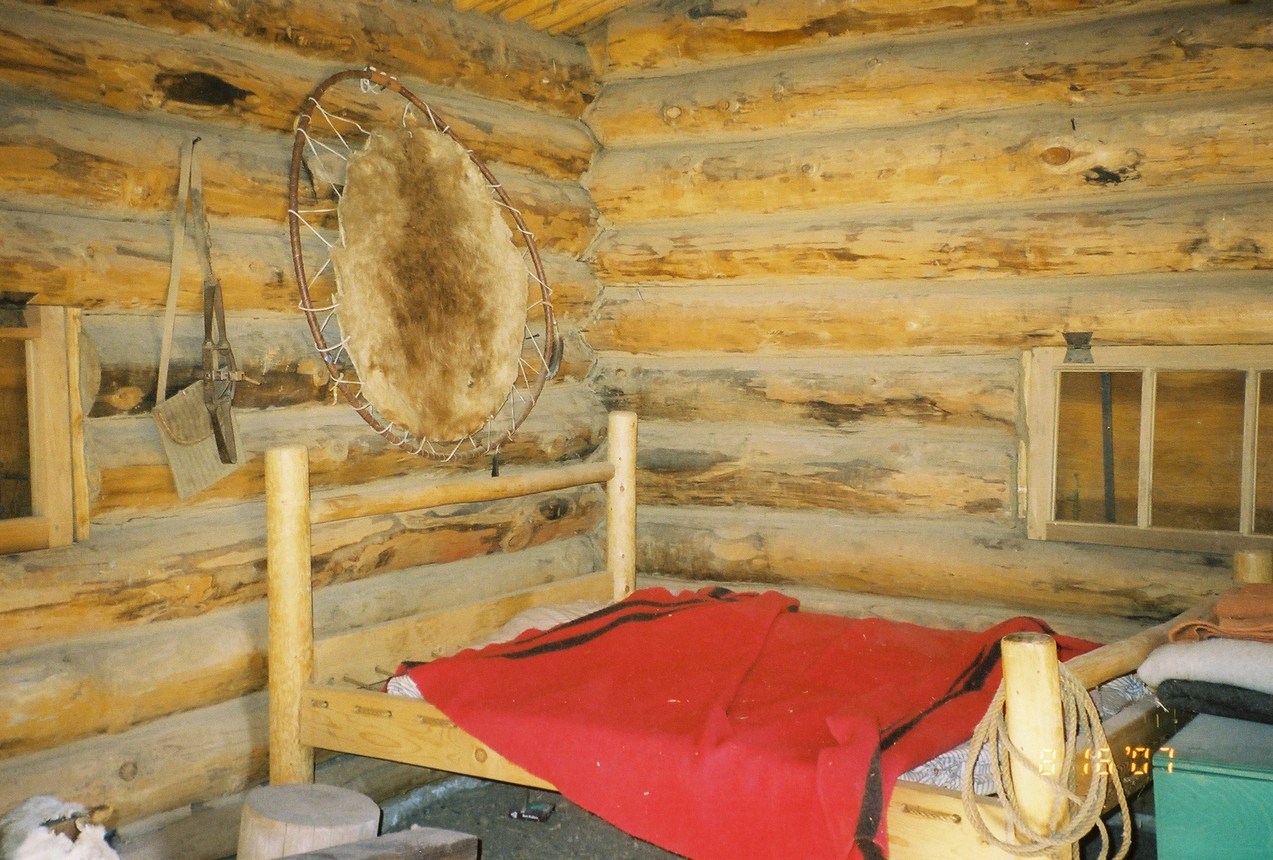 Inside Brown's Fort Schoolhouse