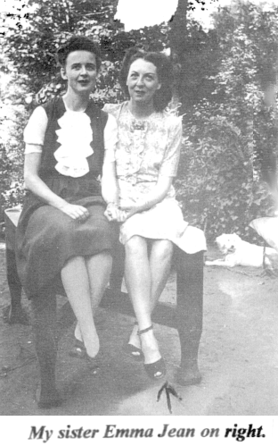 Emma Jean Galbraith Brown Hamilton Evans with unknown person