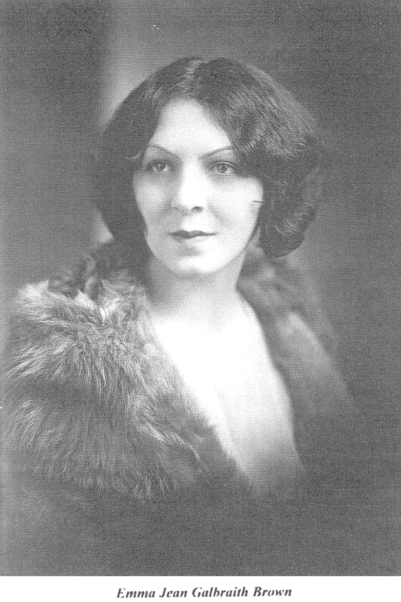 Emma Jean Galbraith Brown Hamilton Evans 1909-1980