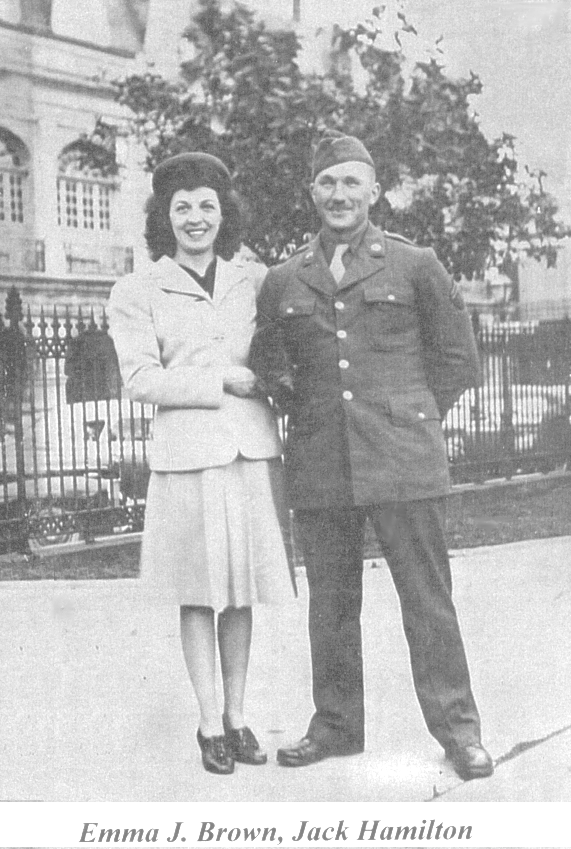 Emma Jean Galbraith married Jack Hamilton in 1928