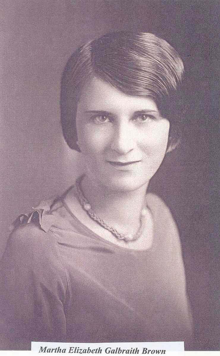 Martha Elizabeth "Betty" Galbraith Brown Leach Moore 1901-1972