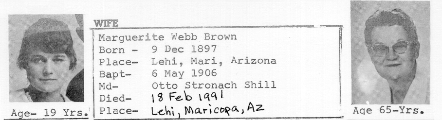 Marguerite Webb Brown 1897-1991