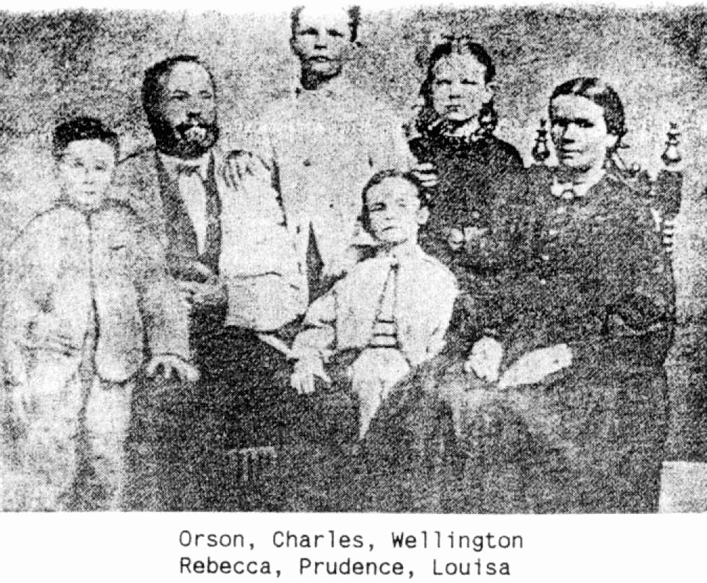 Orson Richins, Charles W. Richins, Wellington Richins, Rebecca Richins, Prudence Richins, Louisa Shill Richins