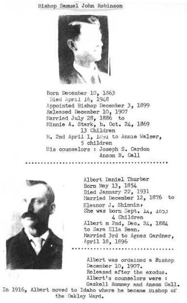 Page 5B Bishop Samuel Robinson, Bishop Albert Daniel Thurber
