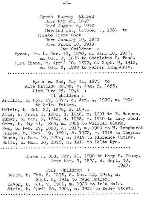 Page 7 Byron Harvey Allred 1847-1912