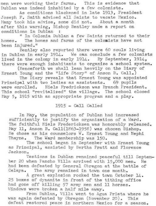 Page 29 Anson Call called in 1915
