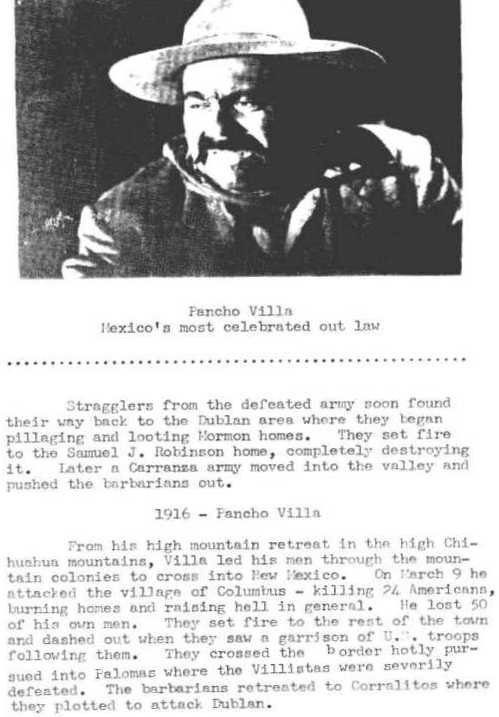 Page 30 Pancho Villa in 1916