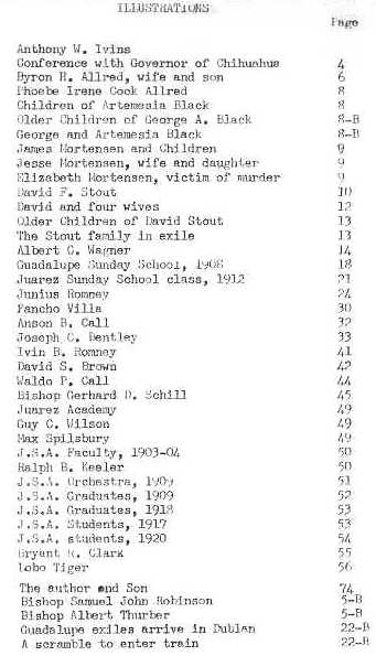 Table of Illustrations