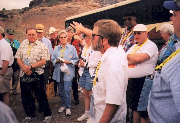 Will Bagley at Mountain Meadows, Utah 2004