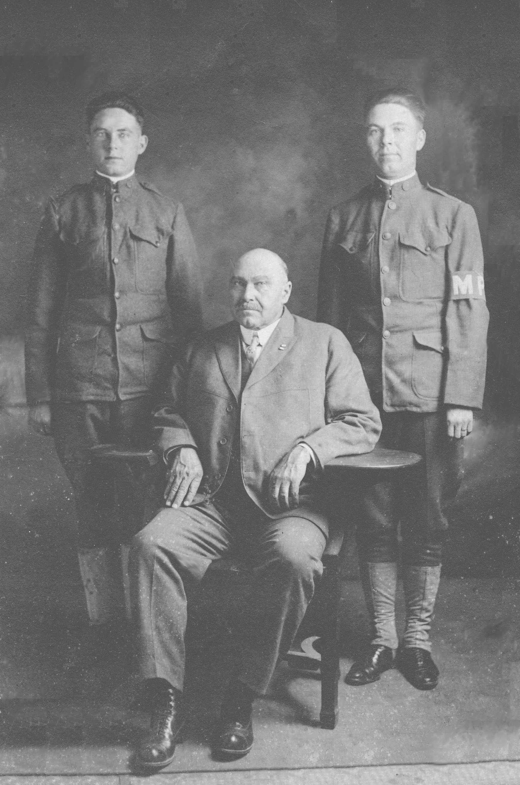 Miles Brown, Orson Pratt Brown, Ray Brown, c. 1913