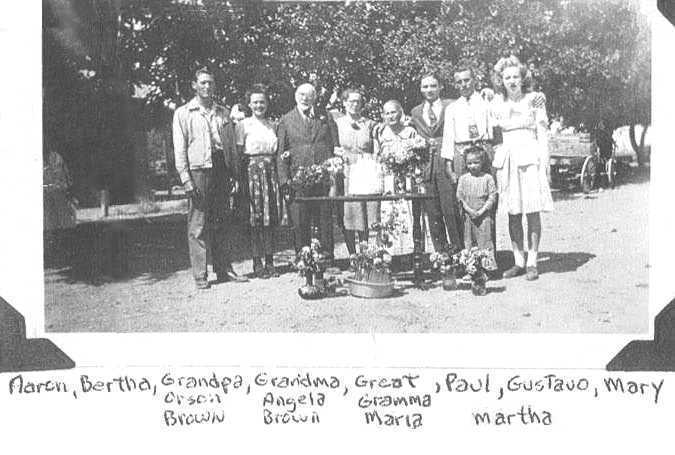 May 22, 1945 Mary's graduation from JSA and Orson's 82nd birthday