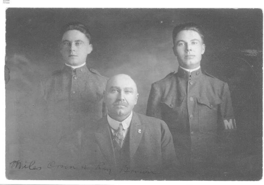 Miles Brown, Orson Pratt Brown, Ray Brown, c.1913