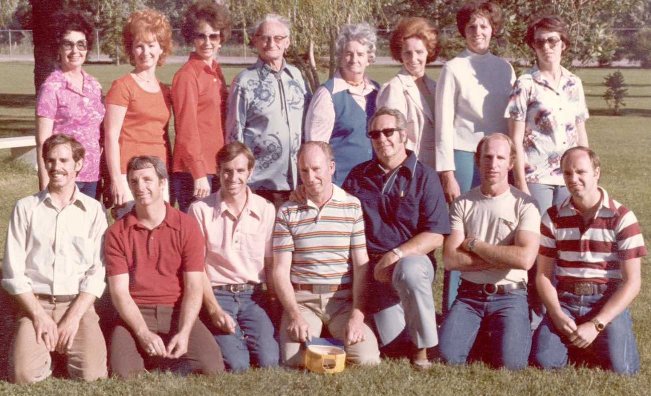 Anthony and Nellie Brown children with Hafen c. 1982
