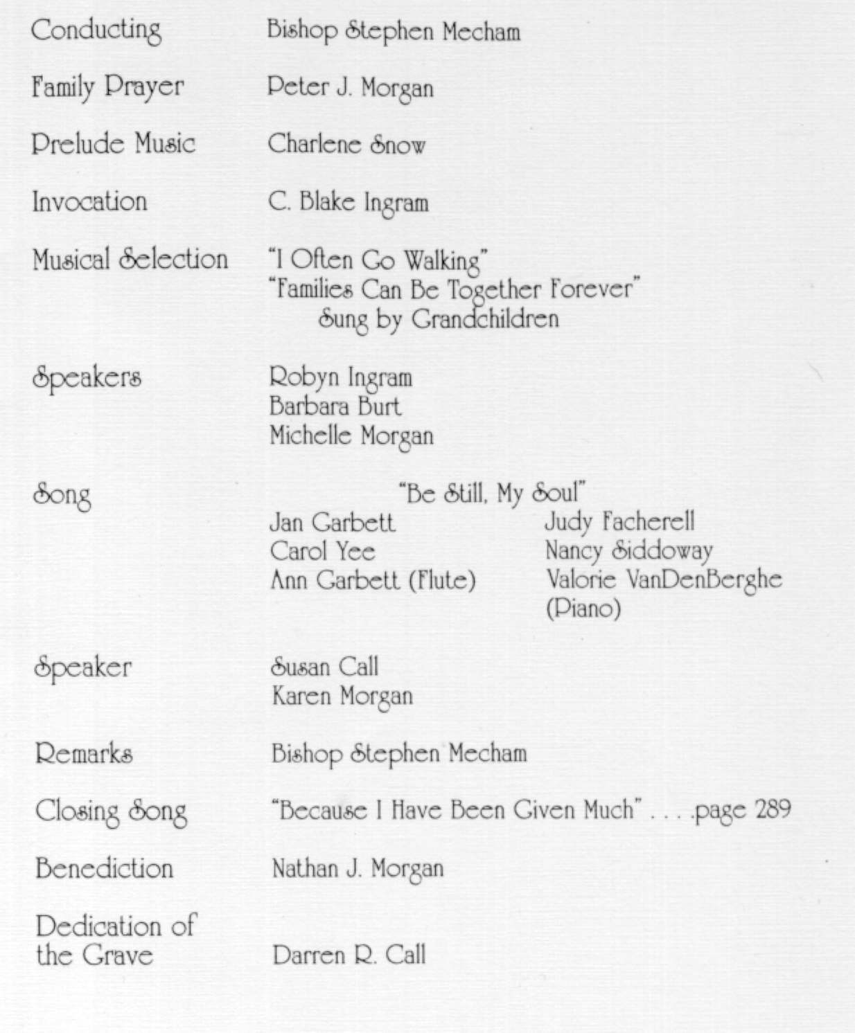 Colleen Burt Brown Obituary 1996