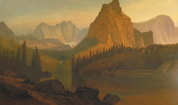 Lake Blanch, Wasatch Mountains, 1886 by Alfred Lambourne