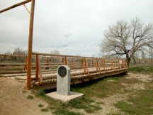 The Mormon Ferry on the Platte River -1847-1852