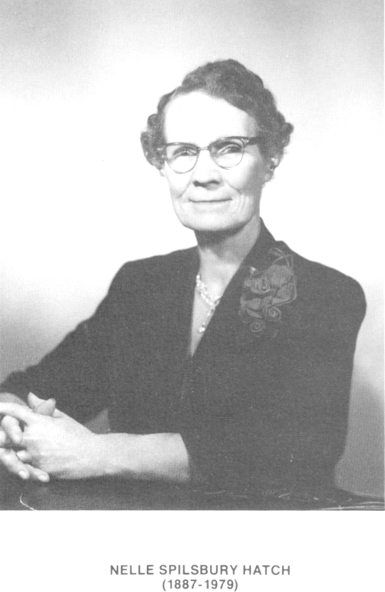 Nelle Keziah Spilsbury Hatch 1887-1979