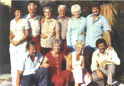 Erastus Draper's ten children c. 1974